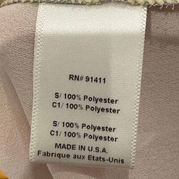 Clover Canyon Printed Sleeveless Split Back Top, XSmall - Picture 8 of 8